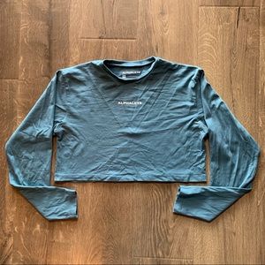 Alphalete long sleeve crop top